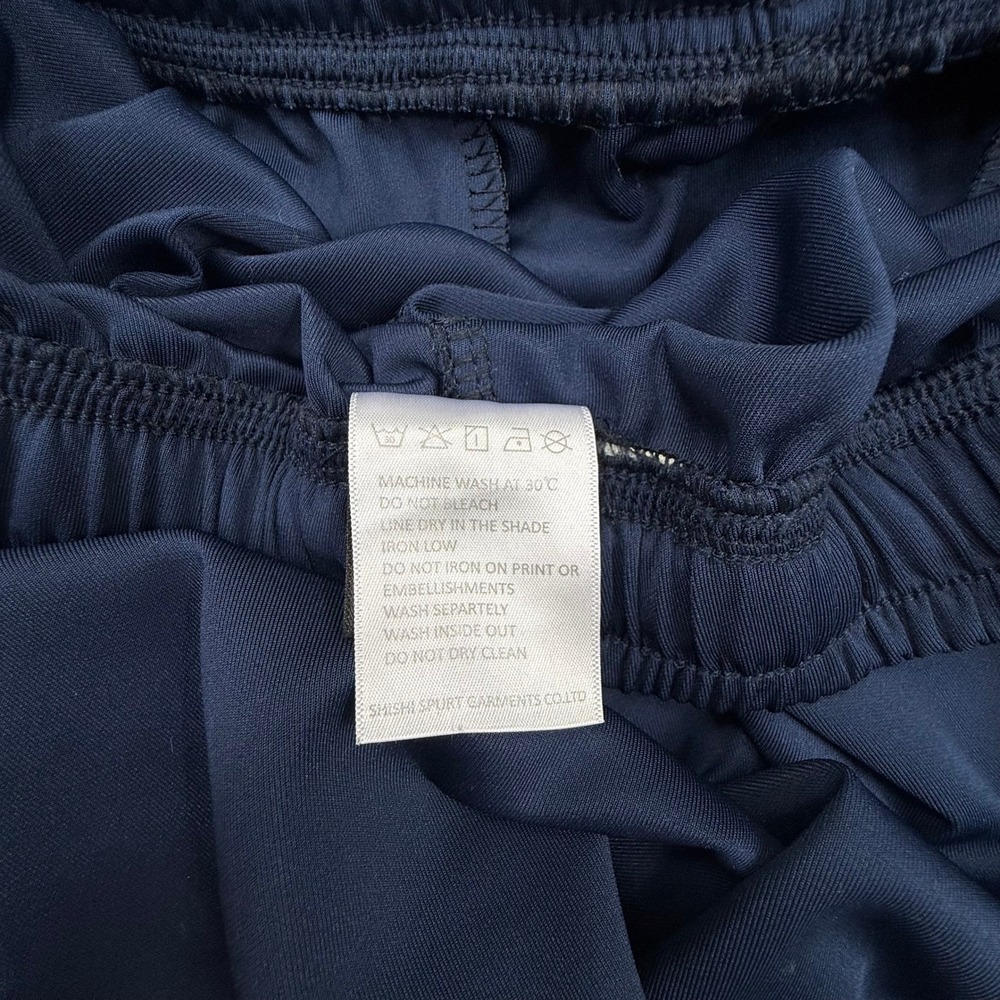 Anotwener Mens Track Pants Navy Blue Red Side Stripe Zipper Pockets 2XL - Picture 5 of 8